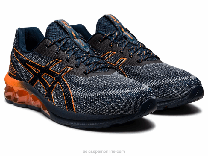 gel-quantum 180 vii Asics 4L68733 azul francés/naranja lava