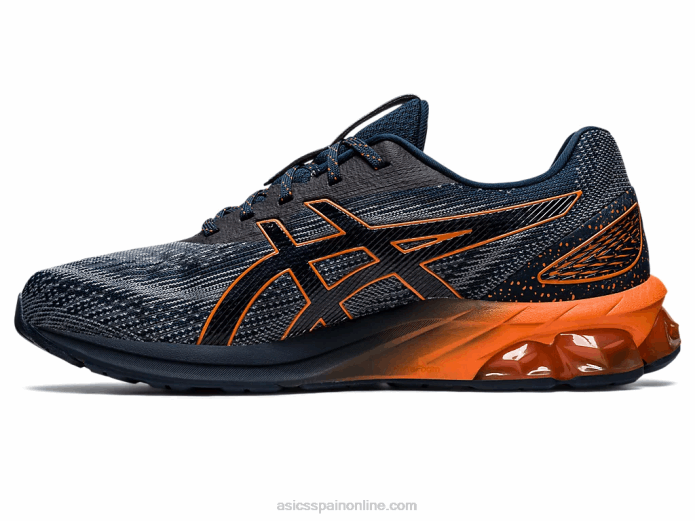 gel-quantum 180 vii Asics 4L68733 azul francés/naranja lava