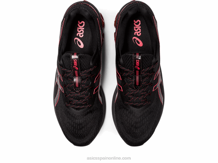 gel-quantum 180 vii Asics 4L68742 alerta negra/roja