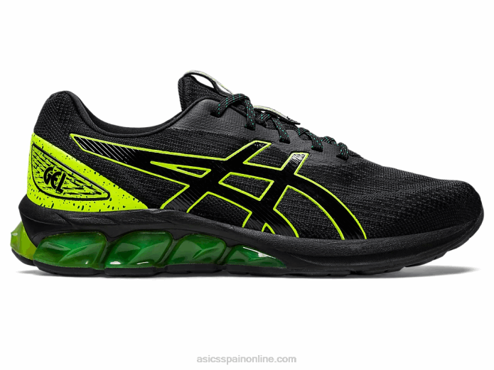 gel-quantum 180 vii Asics 4L68816 negro/amarillo de seguridad
