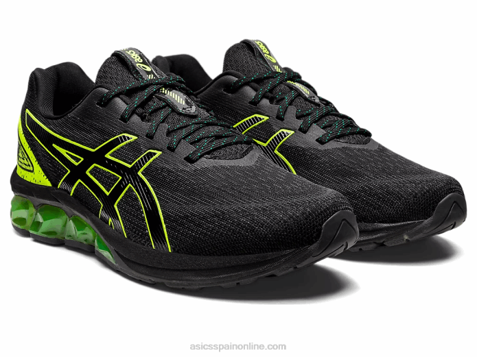 gel-quantum 180 vii Asics 4L68816 negro/amarillo de seguridad