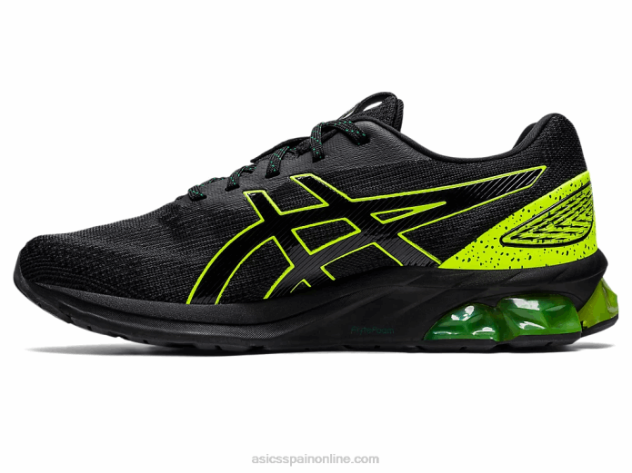 gel-quantum 180 vii Asics 4L68816 negro/amarillo de seguridad