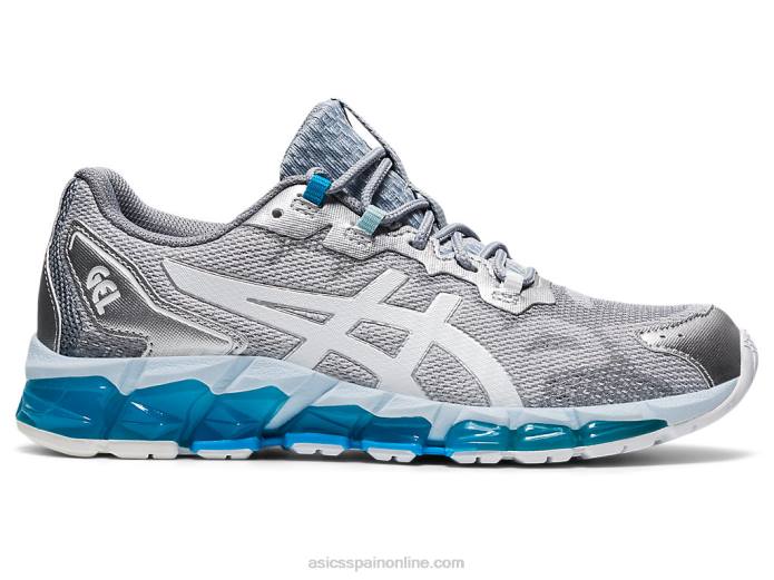gel-quantum 360 6 Asics 4L684028 gris piedmont/azul aizuri