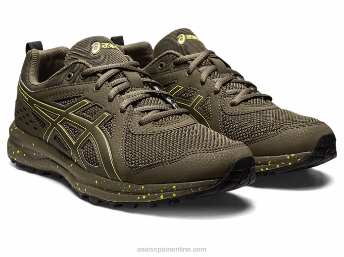 sendero de torrance Asics 4L68220 piedra marrón/chispa limón