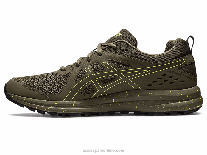 sendero de torrance Asics 4L68220 piedra marrón/chispa limón