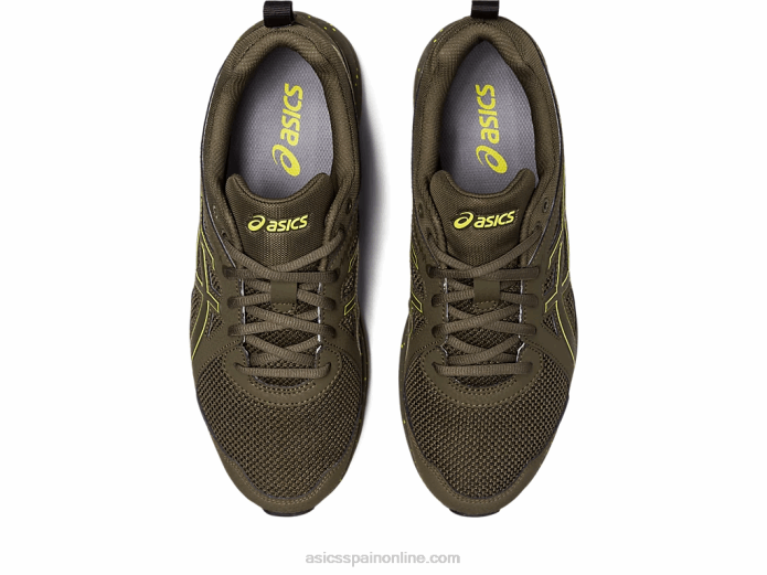 sendero de torrance Asics 4L68220 piedra marrón/chispa limón