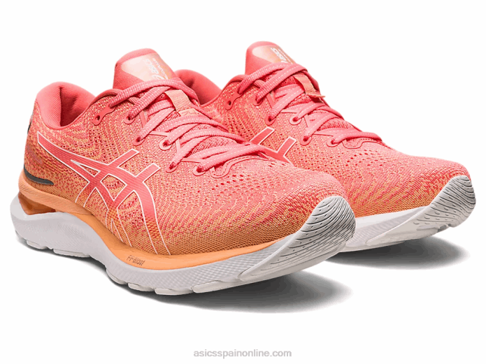 cúmulo de gel 24 Asics 4L682393 papaya/blanco