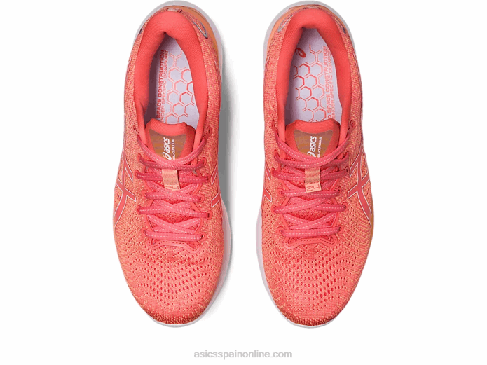 cúmulo de gel 24 Asics 4L682393 papaya/blanco