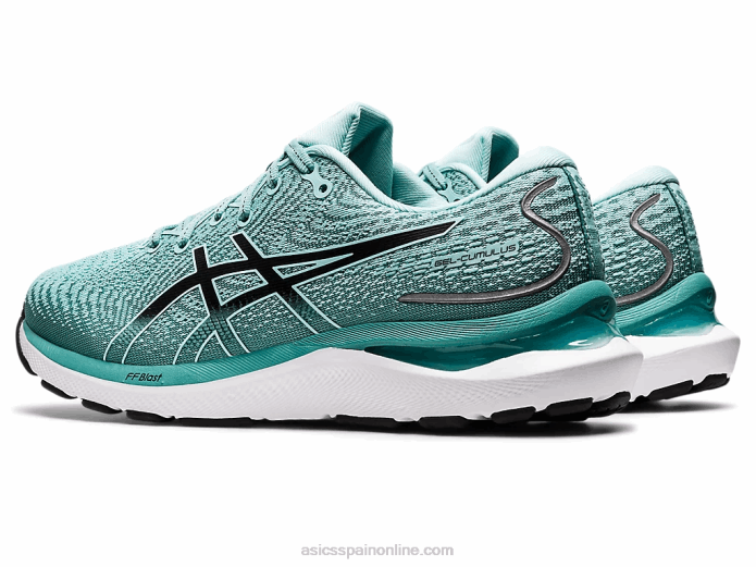 cúmulo de gel 24 Asics 4L683240 verde oasis/negro