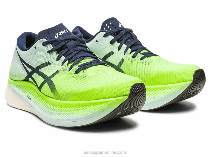 cielo de metavelocidad Asics 4L682147 peligro verde/cielo