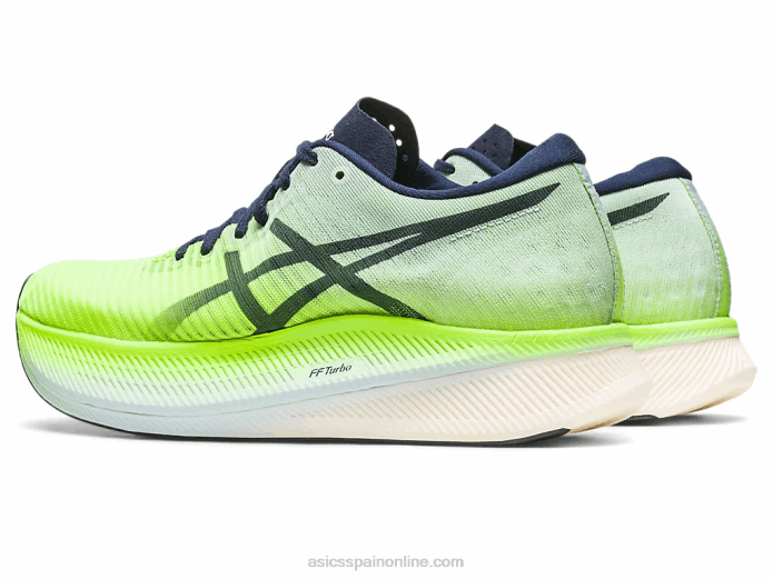 cielo de metavelocidad Asics 4L682147 peligro verde/cielo