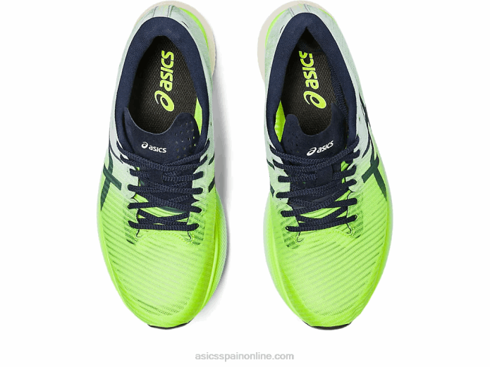 cielo de metavelocidad Asics 4L682147 peligro verde/cielo