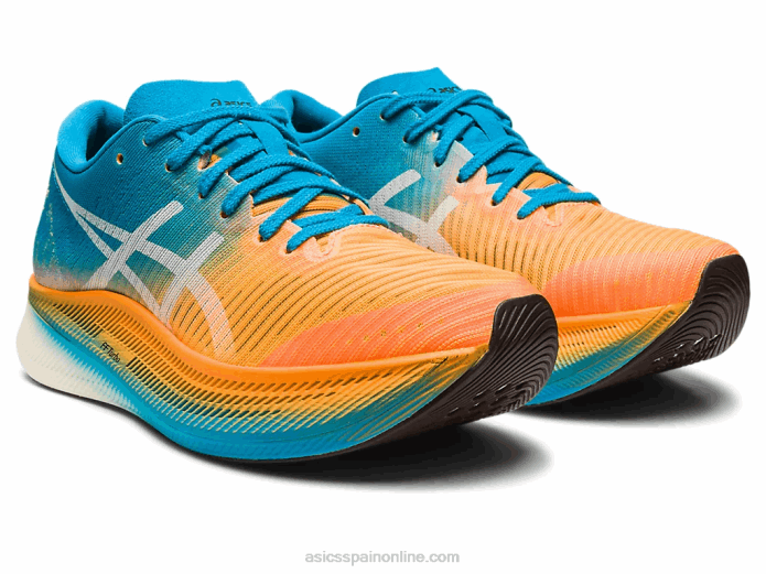 cielo de metavelocidad Asics 4L682633 naranja pop/azul isla