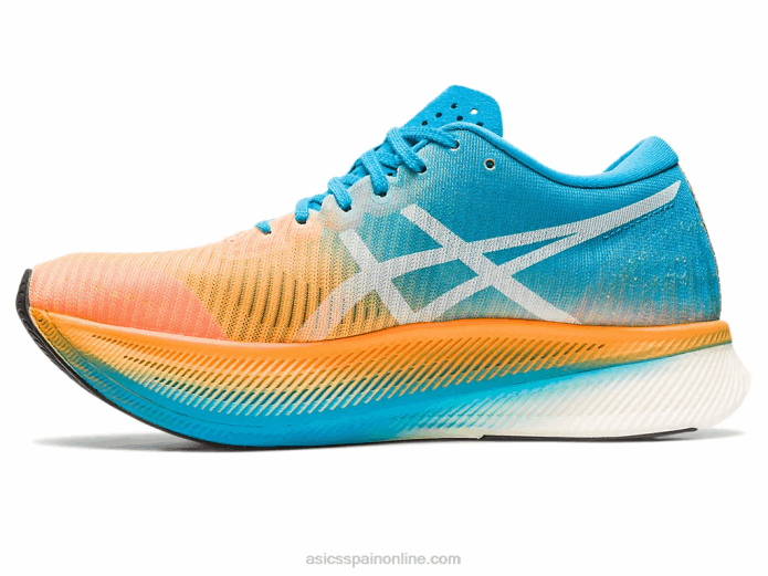 cielo de metavelocidad Asics 4L682633 naranja pop/azul isla