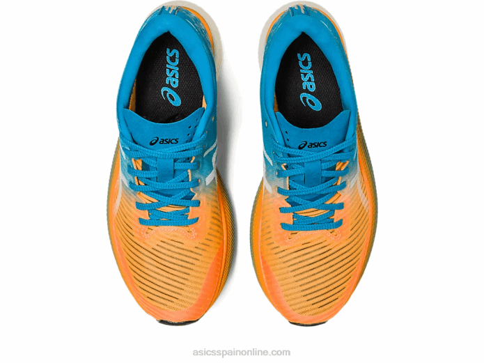 cielo de metavelocidad Asics 4L682633 naranja pop/azul isla