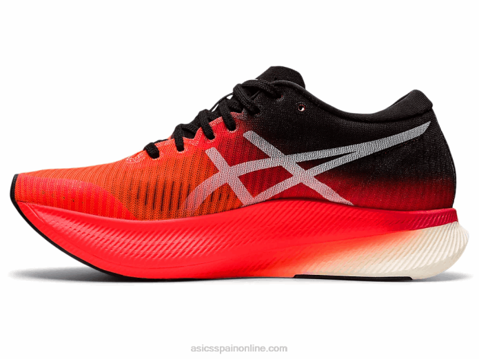cielo de metavelocidad Asics 4L683950 amanecer rojo/blanco