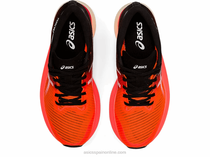 cielo de metavelocidad Asics 4L683950 amanecer rojo/blanco