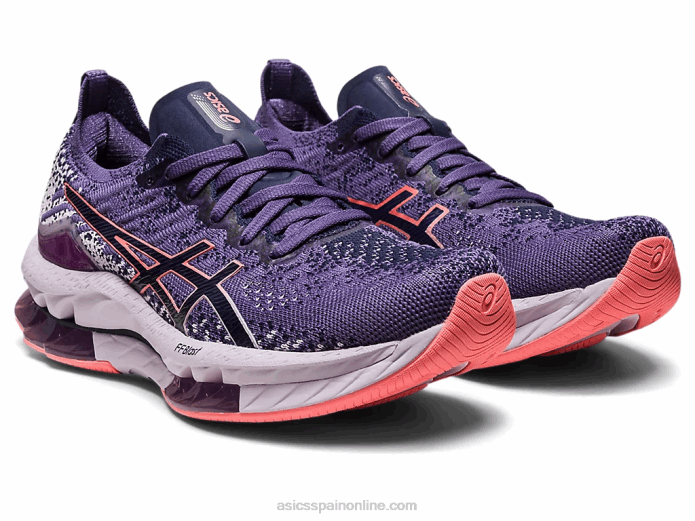 explosión de gel-kinsei Asics 4L682419 morado polvoriento/papaya
