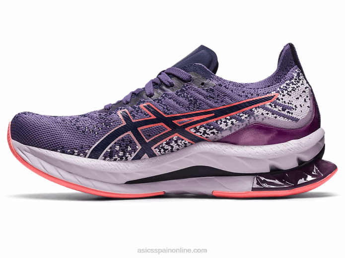 explosión de gel-kinsei Asics 4L682419 morado polvoriento/papaya