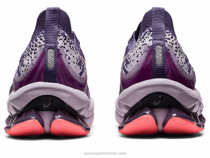explosión de gel-kinsei Asics 4L682419 morado polvoriento/papaya