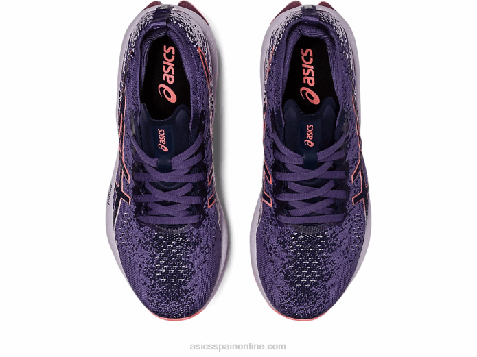 explosión de gel-kinsei Asics 4L682419 morado polvoriento/papaya