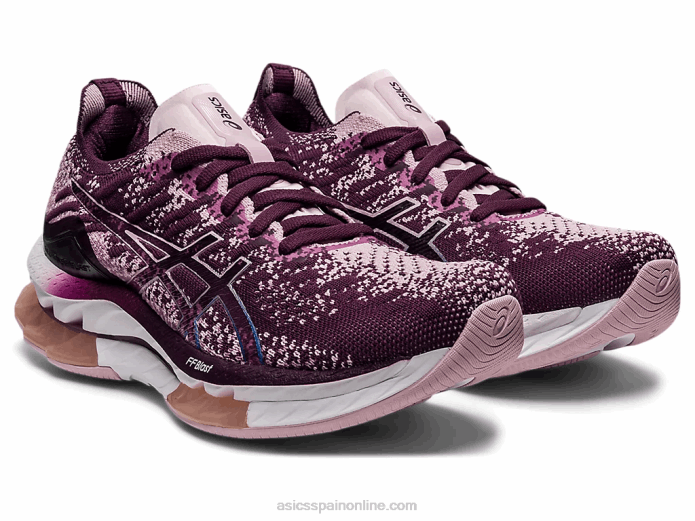 explosión de gel-kinsei Asics 4L683607 ciruela profunda/rosa apenas
