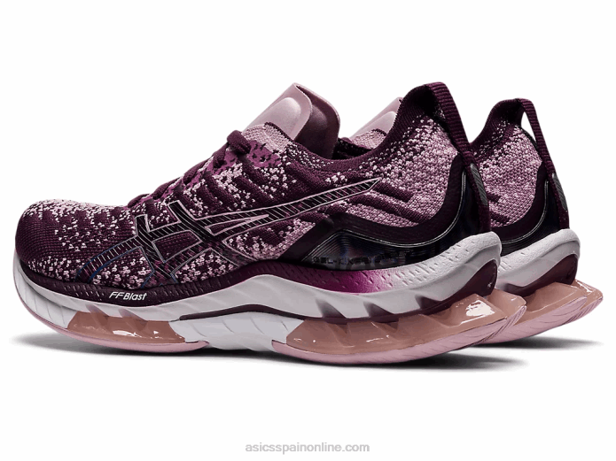 explosión de gel-kinsei Asics 4L683607 ciruela profunda/rosa apenas