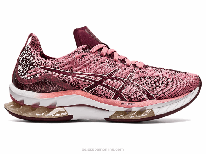 explosión de gel-kinsei Asics 4L683680 rosa ahumado/marte profundo