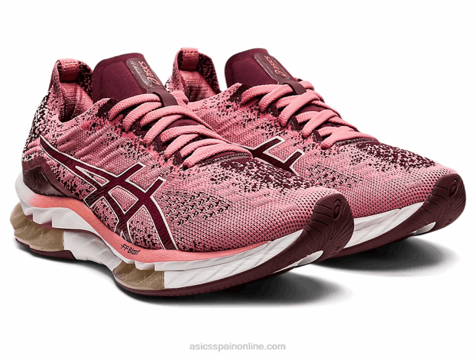 explosión de gel-kinsei Asics 4L683680 rosa ahumado/marte profundo