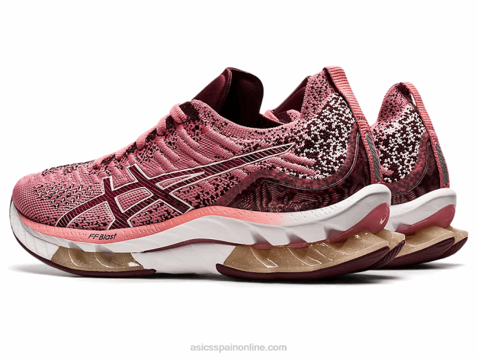 explosión de gel-kinsei Asics 4L683680 rosa ahumado/marte profundo