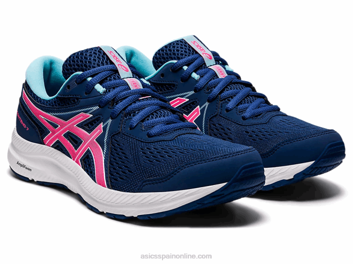 gel-contender 7 Asics 4L683695 azul medianoche/rosa intenso