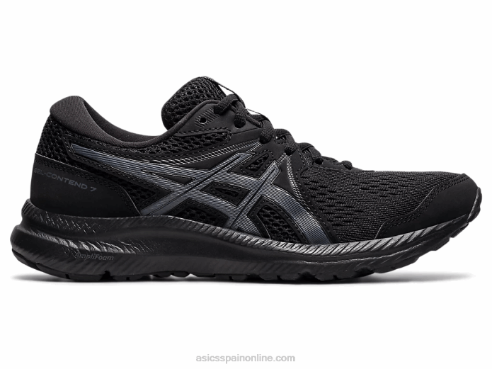 gel-contender 7 de ancho Asics 4L684013 negro/gris portador
