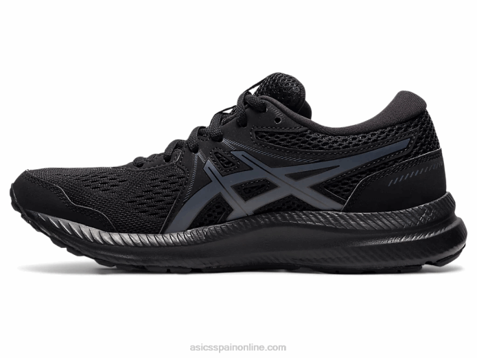 gel-contender 7 de ancho Asics 4L684013 negro/gris portador