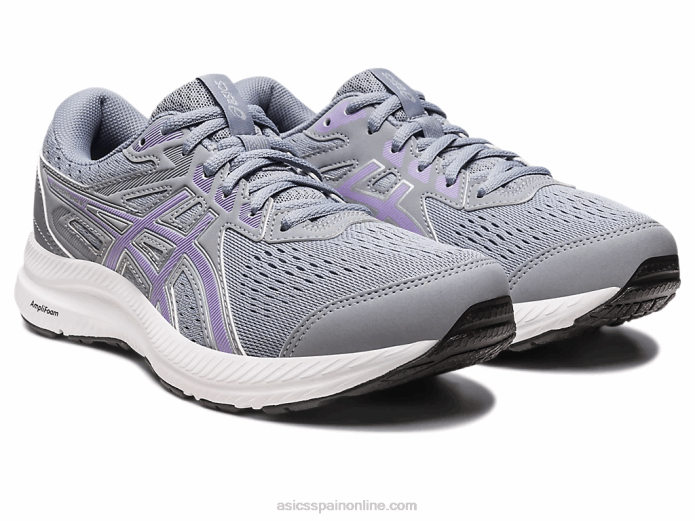 gel-contender 8 de ancho Asics 4L682444 yeso/violeta digital