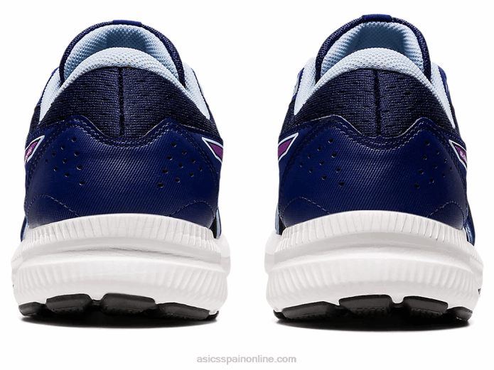 gel-contender 8 de ancho Asics 4L682597 buceo azul/cielo suave