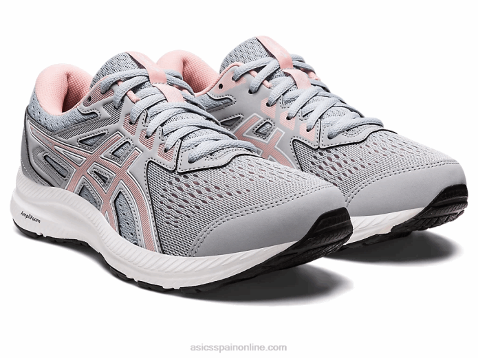 gel-contender 8 de ancho Asics 4L682687 gris piedmont/rosa escarchado