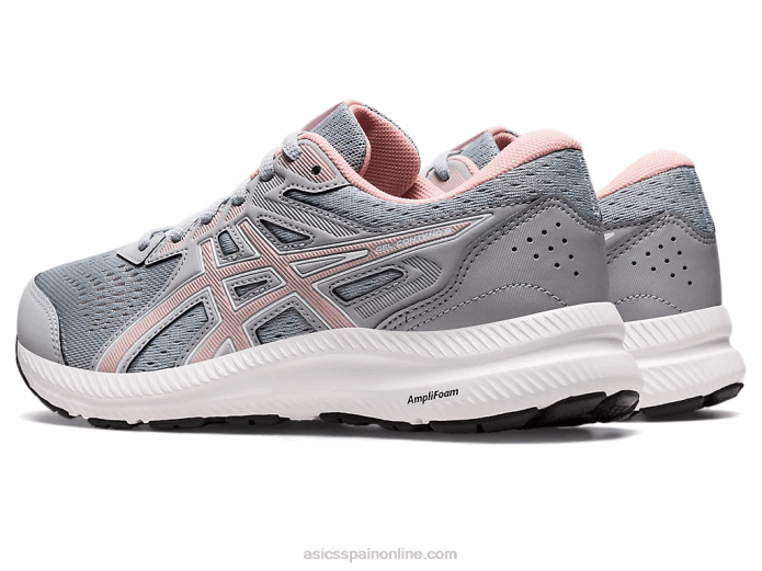 gel-contender 8 de ancho Asics 4L682687 gris piedmont/rosa escarchado