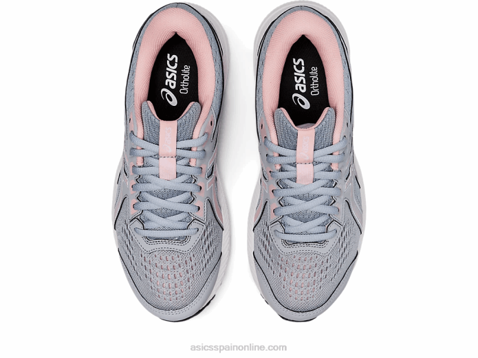 gel-contender 8 de ancho Asics 4L682687 gris piedmont/rosa escarchado