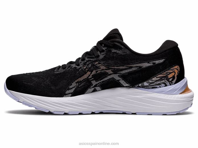 gel-cumulus 23 de ancho Asics 4L683929 melocotón negro/sol