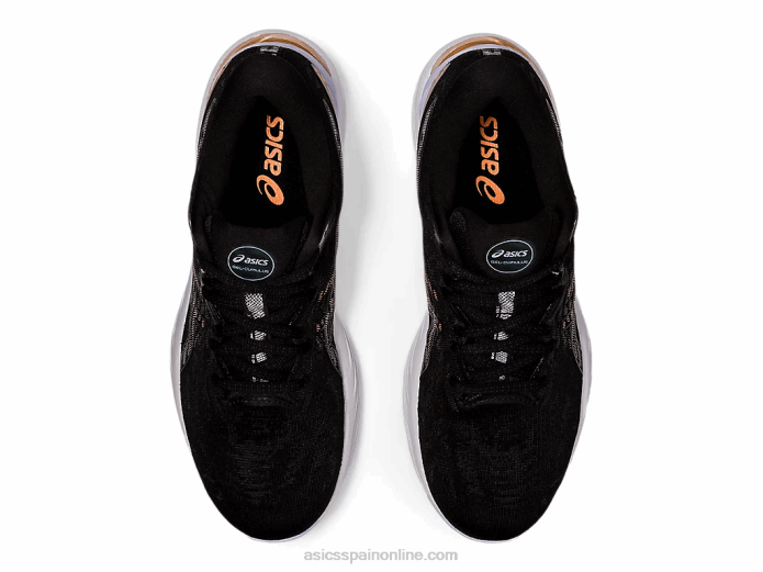 gel-cumulus 23 de ancho Asics 4L683929 melocotón negro/sol