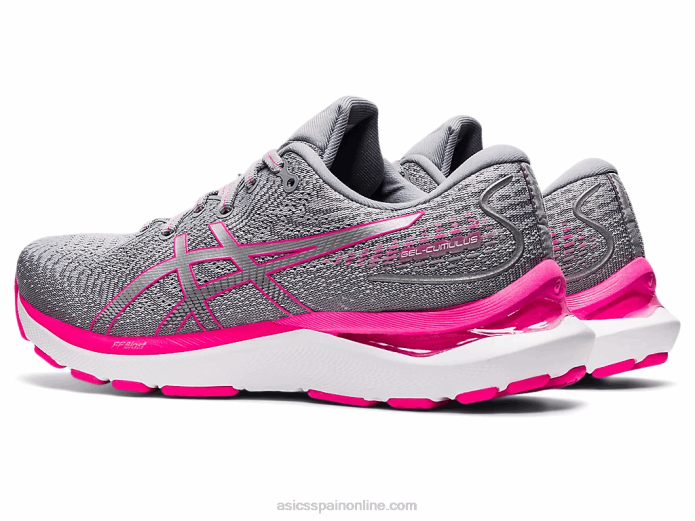 gel-cumulus 24 de ancho Asics 4L683207 hoja de roca/rosa glo