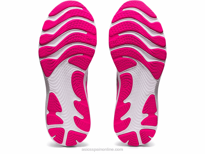 gel-cumulus 24 de ancho Asics 4L683207 hoja de roca/rosa glo