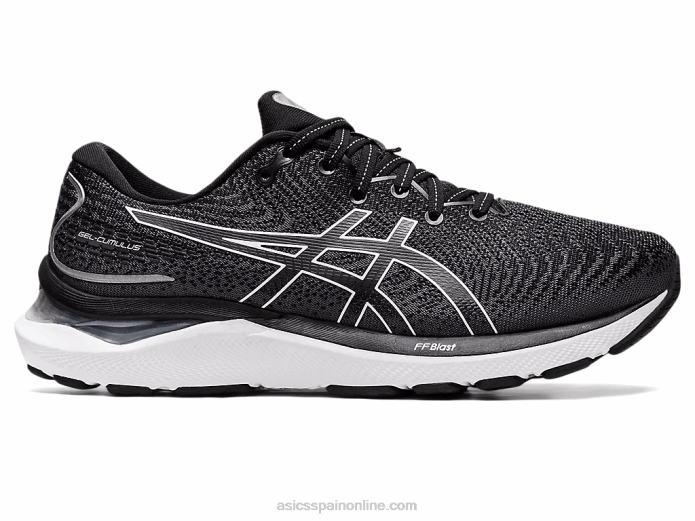 gel-cumulus 24 de ancho Asics 4L683246 portador gris/blanco