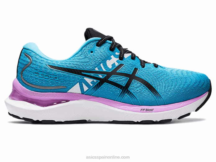 gel-cumulus 24 ekiden Asics 4L682733 acuario/negro