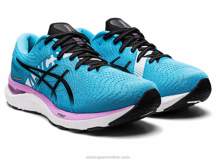 gel-cumulus 24 ekiden Asics 4L682733 acuario/negro