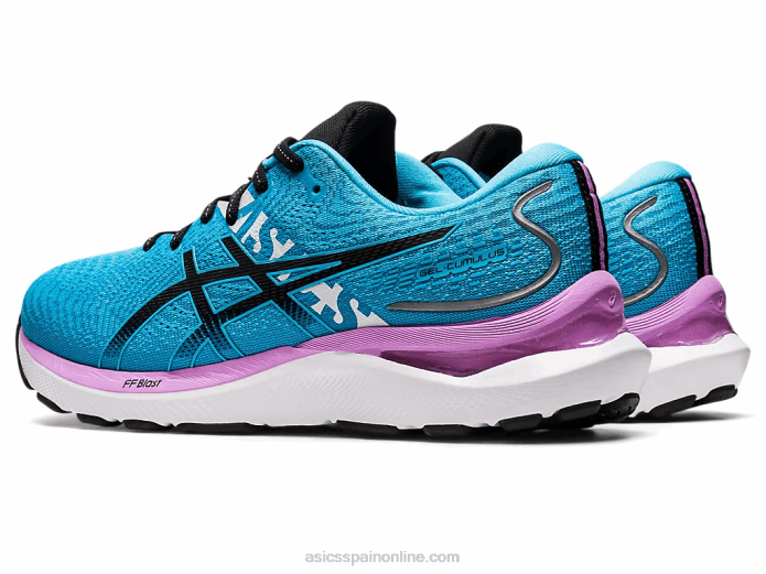 gel-cumulus 24 ekiden Asics 4L682733 acuario/negro