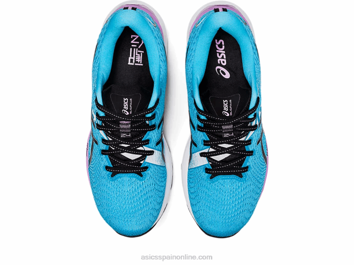 gel-cumulus 24 ekiden Asics 4L682733 acuario/negro