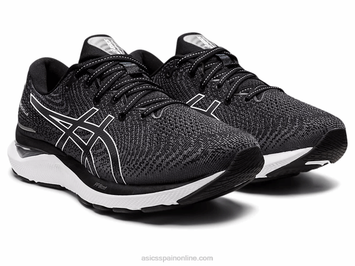 gel-cumulus 24 estrecho Asics 4L683247 portador gris/blanco