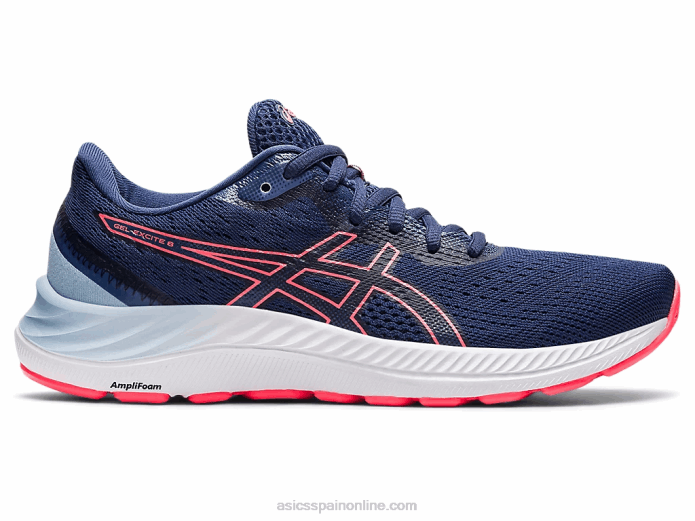 gel-excite 8 Asics 4L683599 azul trueno/coral llameante