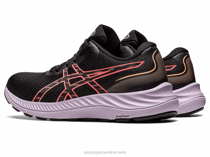 gel-excite 9 Asics 4L682458 negro/papaya